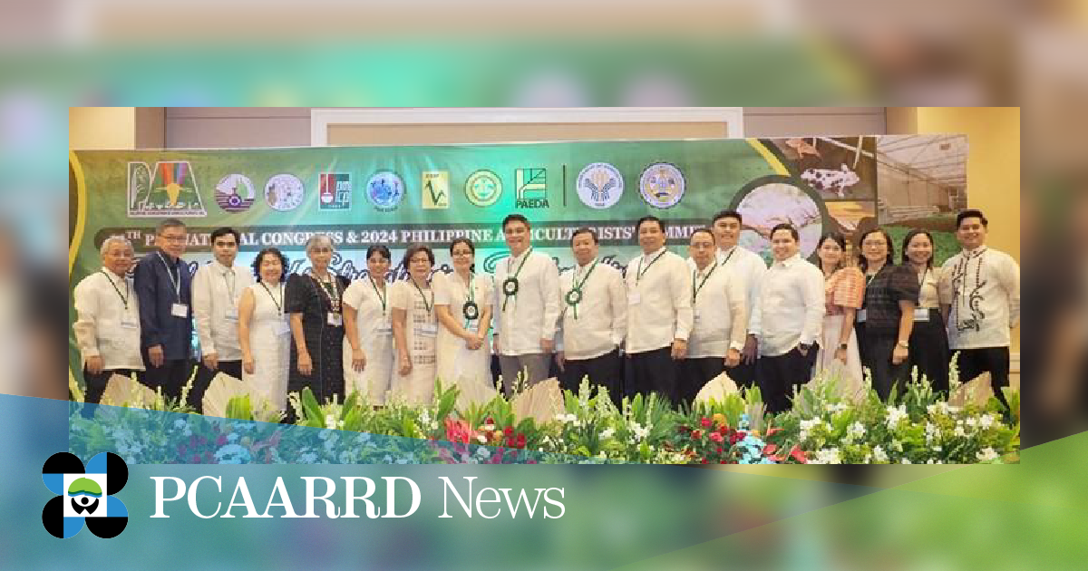 DOST-PCAARRD proud to support PAA's vision at its 11th National Congress  and 2024 Agriculturists Summit